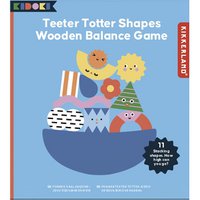 KIDOKI TeeterTotterShapes Wood Balance Game