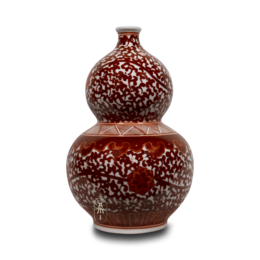 florero de calabaza de flor de rosa famille