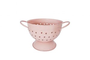 Roze vergiet met hartjes 21 cm Isabelle Rose