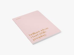 Notizheft / Brilliant Pooping