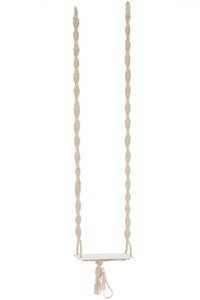 J-Line Swing Boho Cotton/Wood Beige