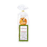 Fondant chocolate and hazelnut chip cookies - 100 g bag