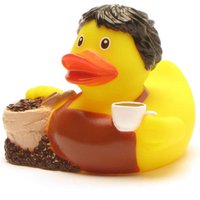 Badeente Barista-Gummiente