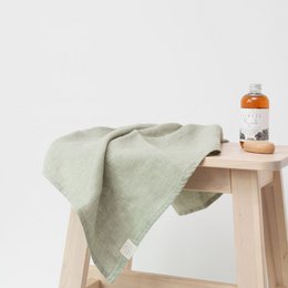 Sage Linen Feines Waffelhandtuch