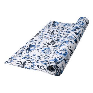 Table runner Flowers White