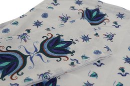 DELANTAL SET 2 ALGODON 60X0,5X80 AZULEJOS 2 SURT. PC186916