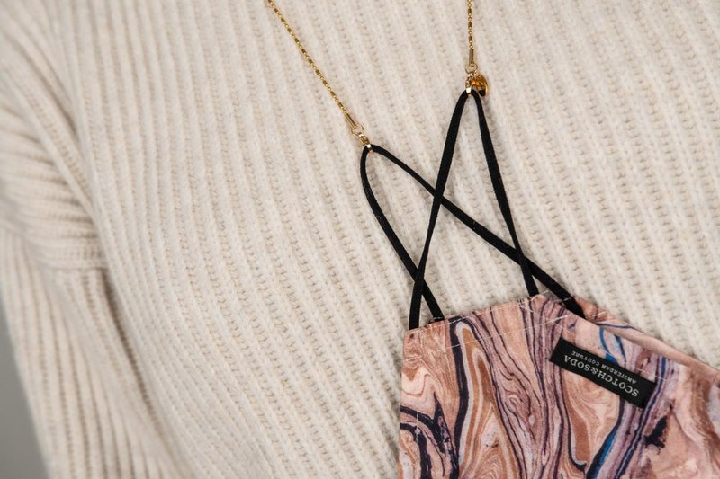 Feine Goldene Brillenkette ARUBA