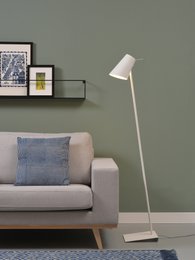 Vloerlamp ijzer/acabado de goma Cardiff, ingenio