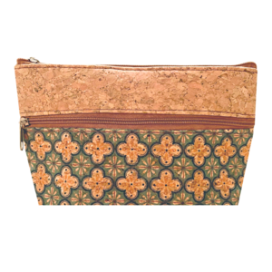 green-goose Cork Deep Case - Turquoise Flower