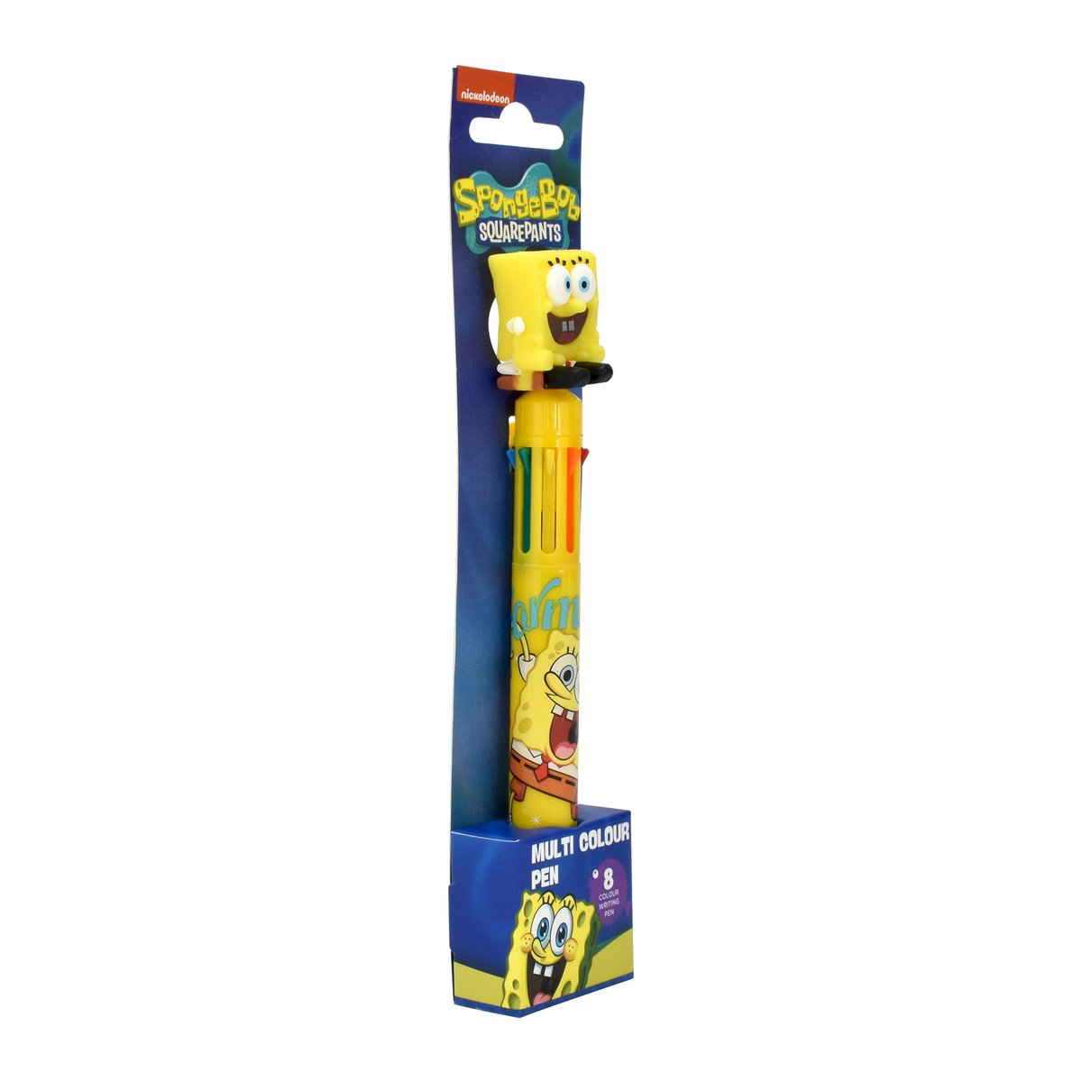 Spongebob Squarepants pen, pen with 8 different colors