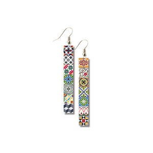 Modernista Tiles Lg Earrings