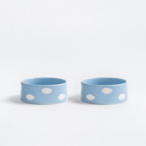 Cloud Pet Bowl 14cm 2 Pieces Set