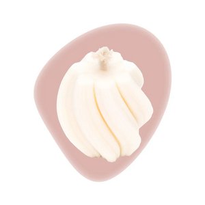 Bougie décorative flocon - non parfumée