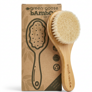 Green-Goose Baby Bambus Haarbürste