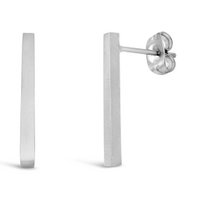 Ohrstecker „Matte Square Bar“
