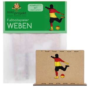 Bastelset Fußballspieler weben