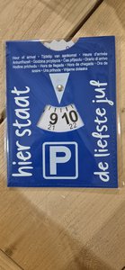 Parking disc The sweetest teacher