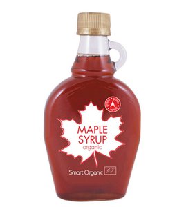 Maple Syrup, class A, organic, Smart Organic, 250ml