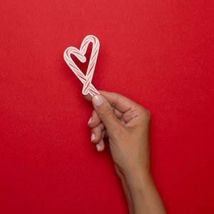 Candy cane vinyl stickers - perfect for customizing your favorite things