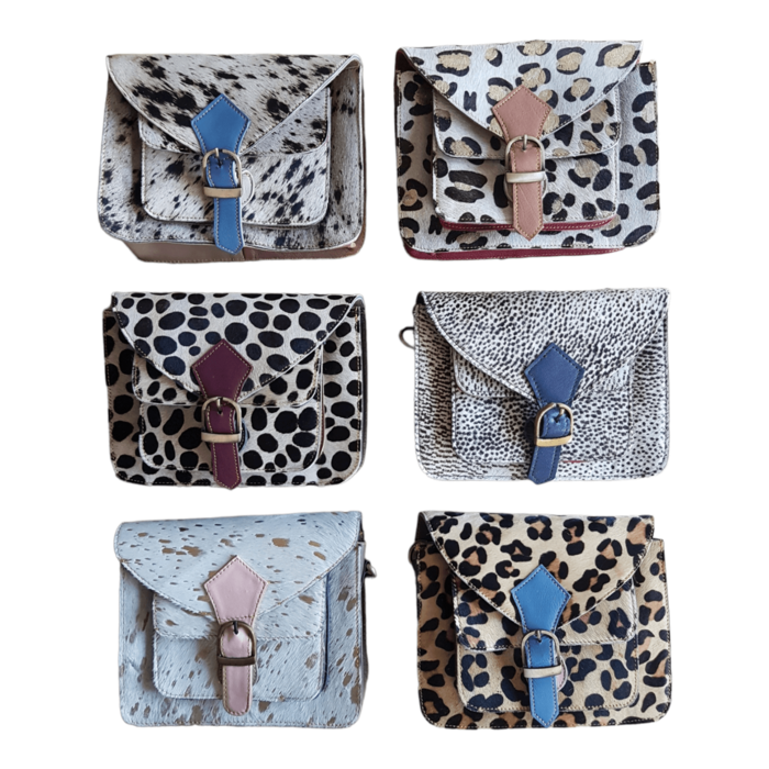 Ælte Jo da detekterbare Taske med dyreprint i læder Ivy Online Engroshandel | Orderchamp