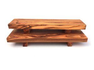 Sushi board, serving board, sushi plate, olive wood, handmade