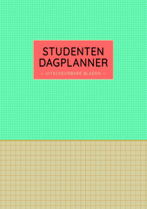 Tagesplaner für Studenten - Mintgrün