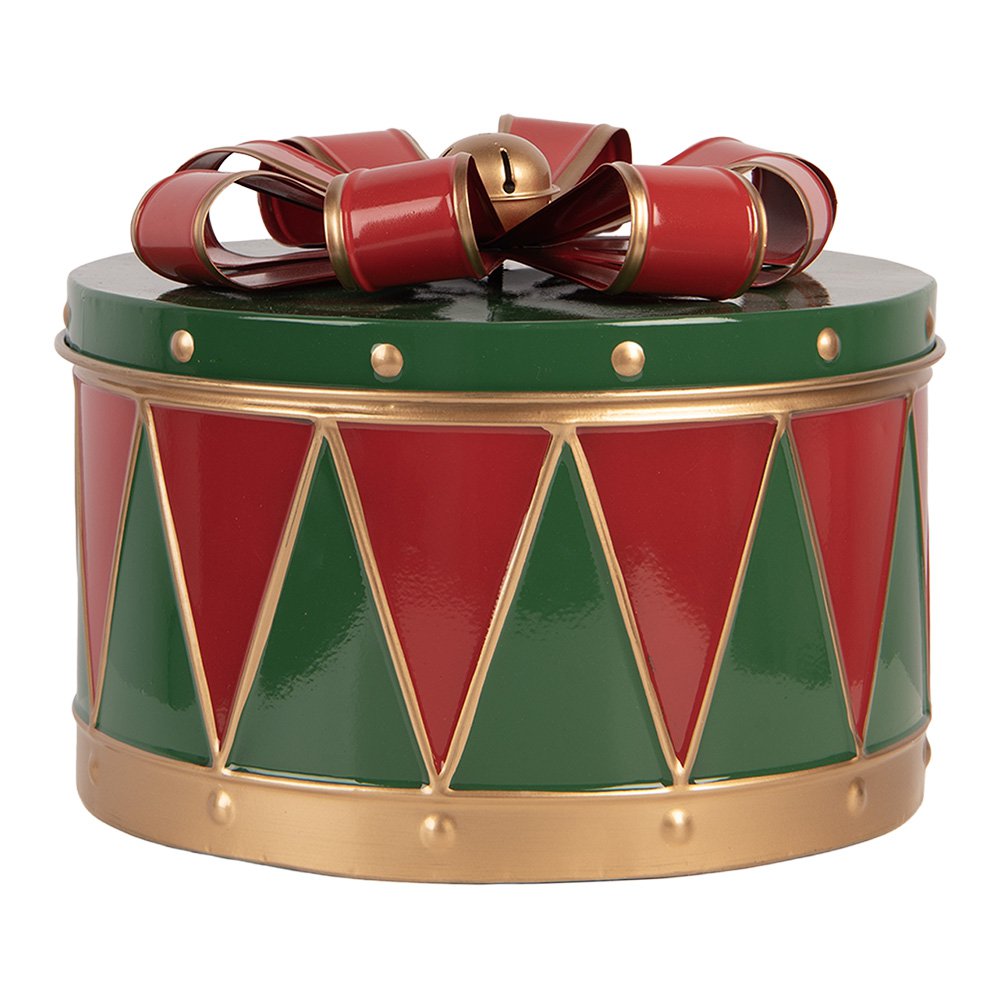 Kerstdecoratie Cadeau Ø 31x24 / Ø 26x20 / Ø 20x15 cm Groen Metaal