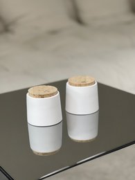Vessel with a cork lid