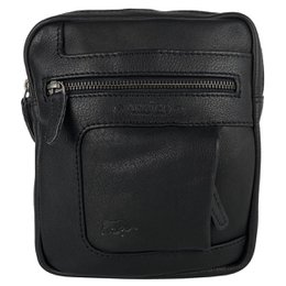 Skuldertaske eller Crossbody-taske i 6 farver glat læder med justerbar skulderrem