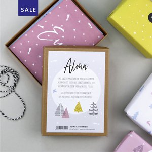 Ansichtkaart adventskalender Alma