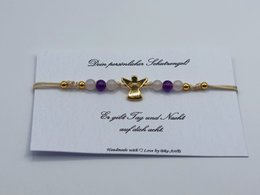 Bracciale Guardian Gemstone con Macramè