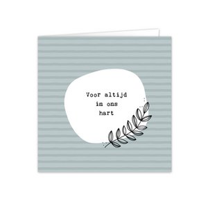 Greeting cards with white envelope "Forever"