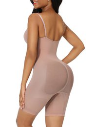 Sculpting Bodysuit Shapewear - Mid Thigh - Black