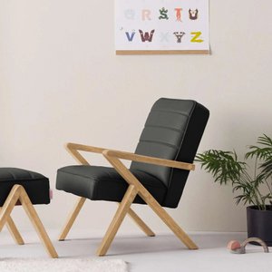 Kinderen retrostar fauteuils - leer