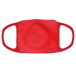 Gorro bucal deportivo lavable 2 capas Rojo