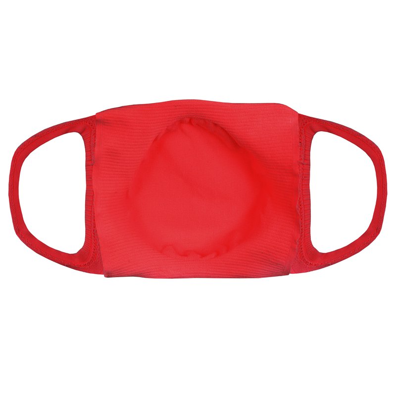 Gorro bucal deportivo lavable 2 capas Rojo