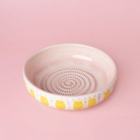 LARGE Grater Ceramic Plate / Valentina