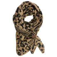 Schal Nina Leopard Taupe