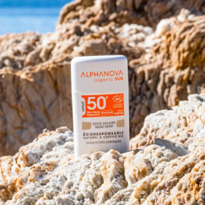 ALPHANOVA SUN BIO SPF 50+ Gesichts-SONNENSTICK - beige 12gr