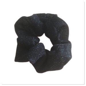 Scrunchie glitzert schwarz