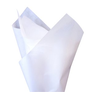 Thick white tissue paper - 28 grams, 25x36 cm, 36x50 cm, 50x75 cm, waterproof