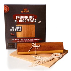Premium BBQ Wood Wraps - 12 stuks in XL-formaat