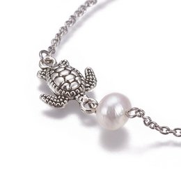 Bracelet acier inoxydable tortue