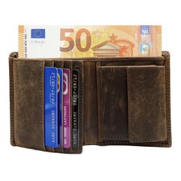 Pung Mænd - Pung Mænd - Arrigo Pung - Billfold model i 3 farver Buffalo Læder