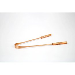 Copper tongue scraper