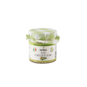 Luisa Pantaleo Organic Pumpkin Flower and Zucchini Pesto, made in Italy