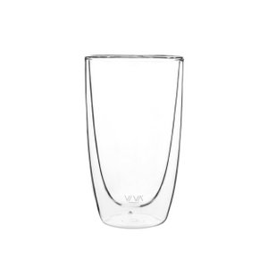 Viva Lauren Double Wall Cup 0,46L, clear, 2-pack /1