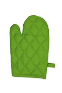 Ovenwanten 180 gr, 100% katoen 21 x 30 cm Lime Groen