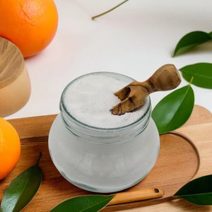 Bathing foam powder orange vanilla