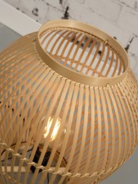 Vloerlamp Tuvalu bamboe naturel, S